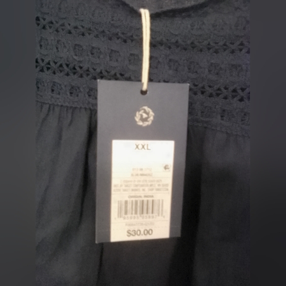 Universal Thread Blue Sleeveless Crochet Midi Dress - Picture 7 of 7